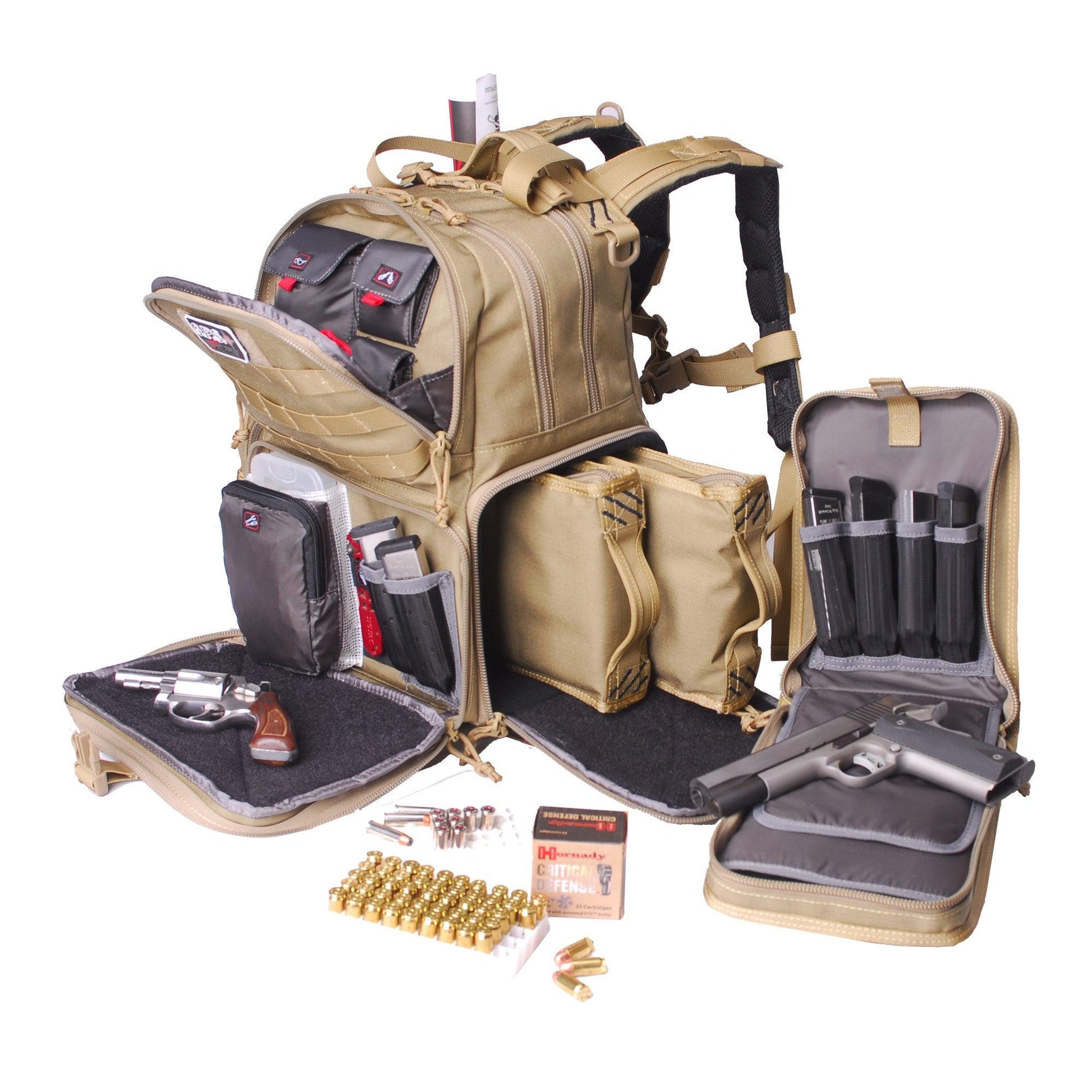 G-outdrs Gps Tac Range Backpack Tan - Loomini