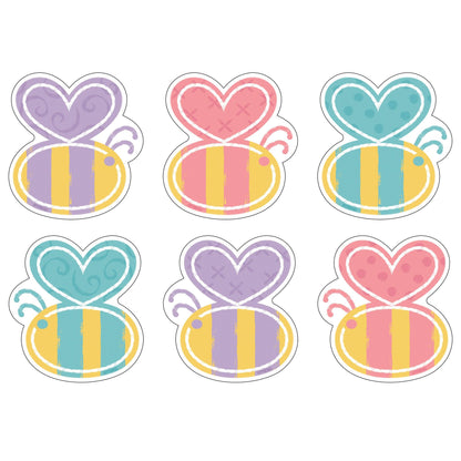 Garden Bees Mini Accents Variety Pack, 36 Per Pack, 6 Packs - Loomini