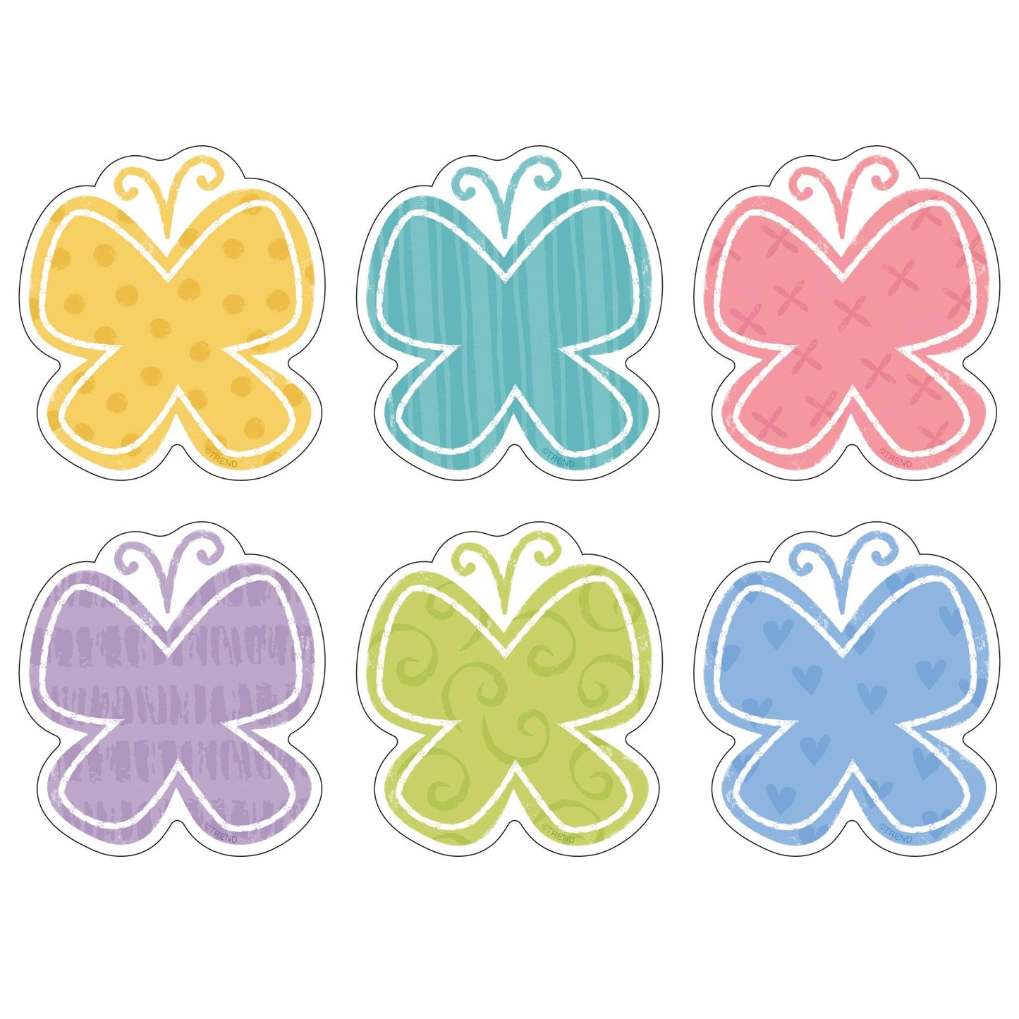 Garden Butterflies Mini Accents Variety Pack, 36 Per Pack, 6 Packs - Loomini