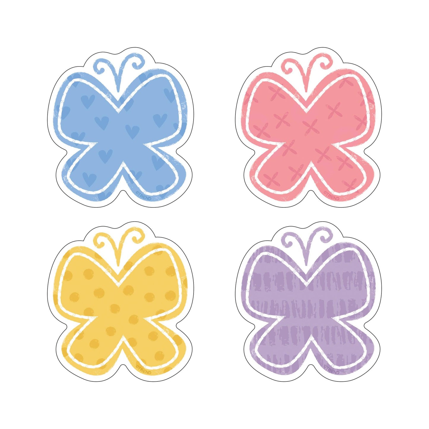 Garden Butterflies Mini Accents Variety Pack, 36 Per Pack, 6 Packs - Loomini