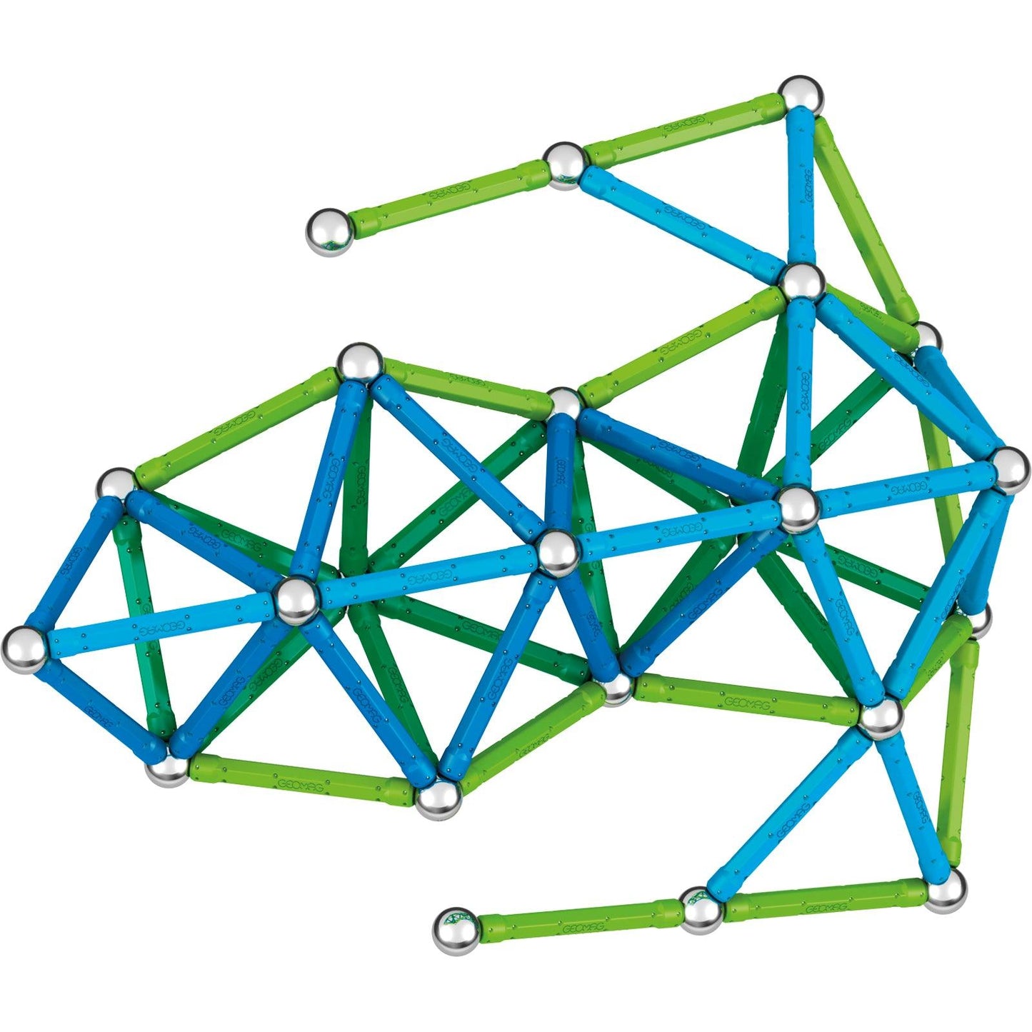 Geomag™ Green Line Color, 142 Pieces - Loomini
