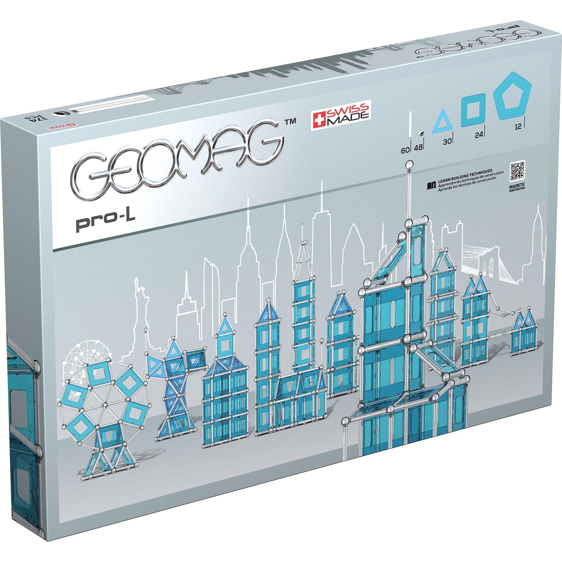 Geomag™ PRO L Building Set, 174 Pieces - Loomini