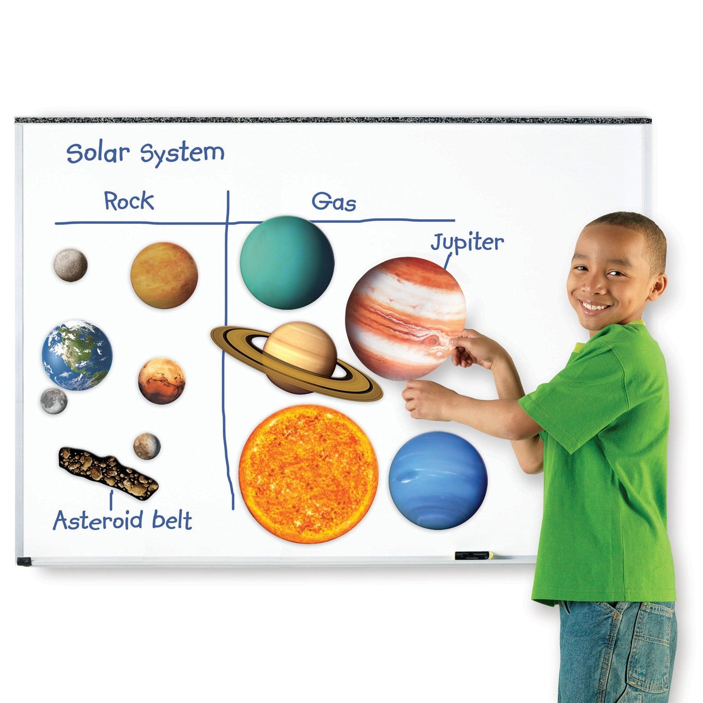 Giant Magnetic Solar System Set, Set of 12 - Loomini