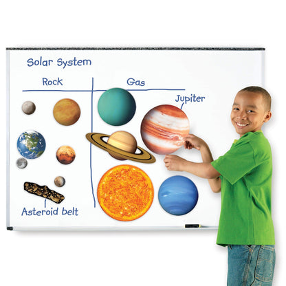 Giant Magnetic Solar System Set, Set of 12 - Loomini