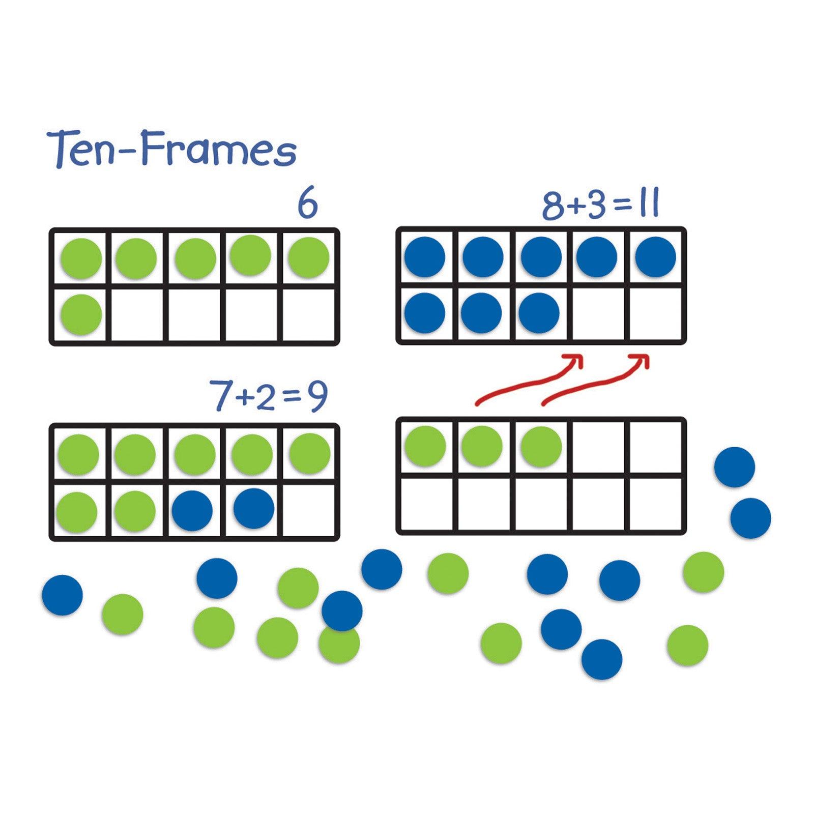 Giant Magnetic Ten-Frame Set - Loomini