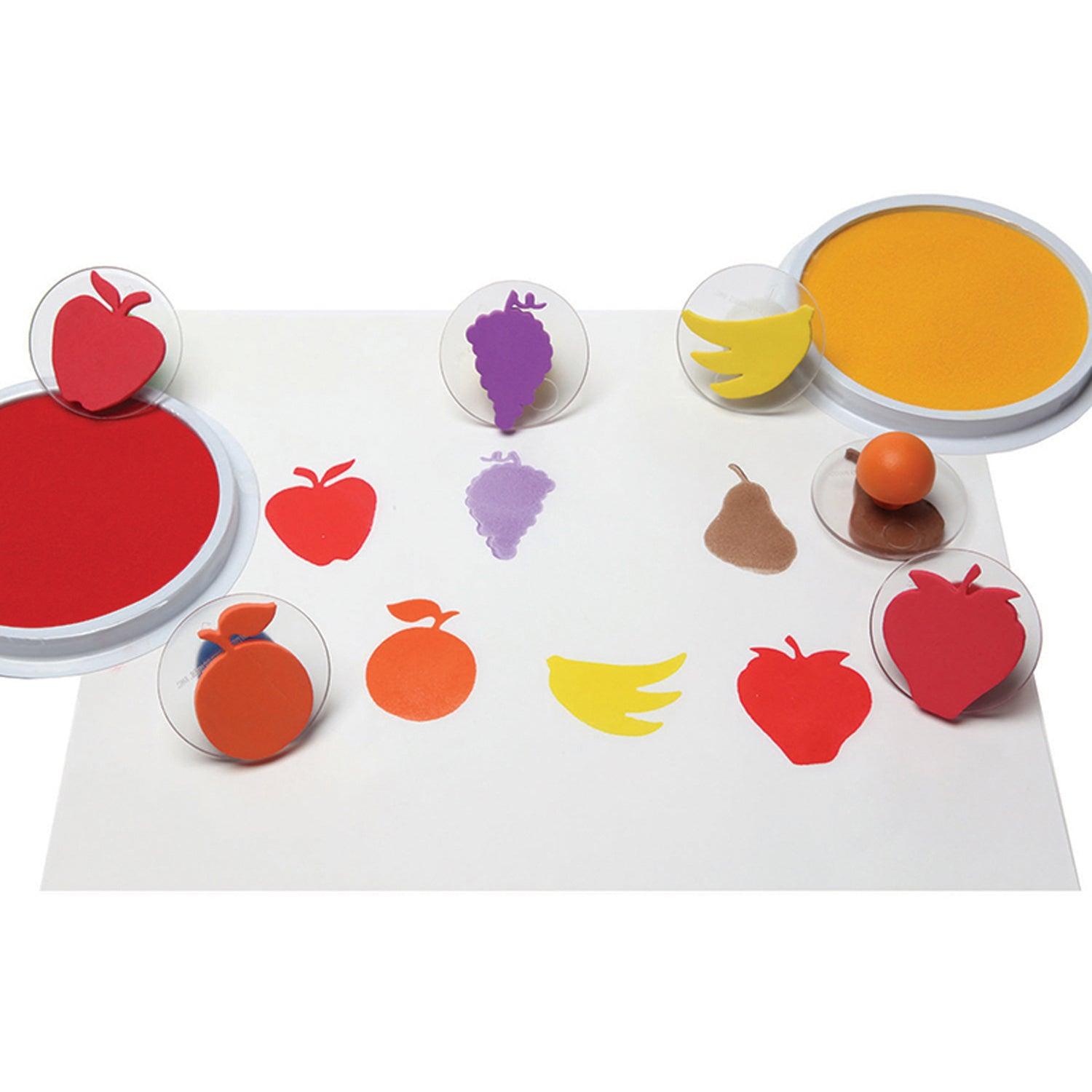 Giant Stampers - Fruit - 6 Per Pack - 2 Packs - Loomini