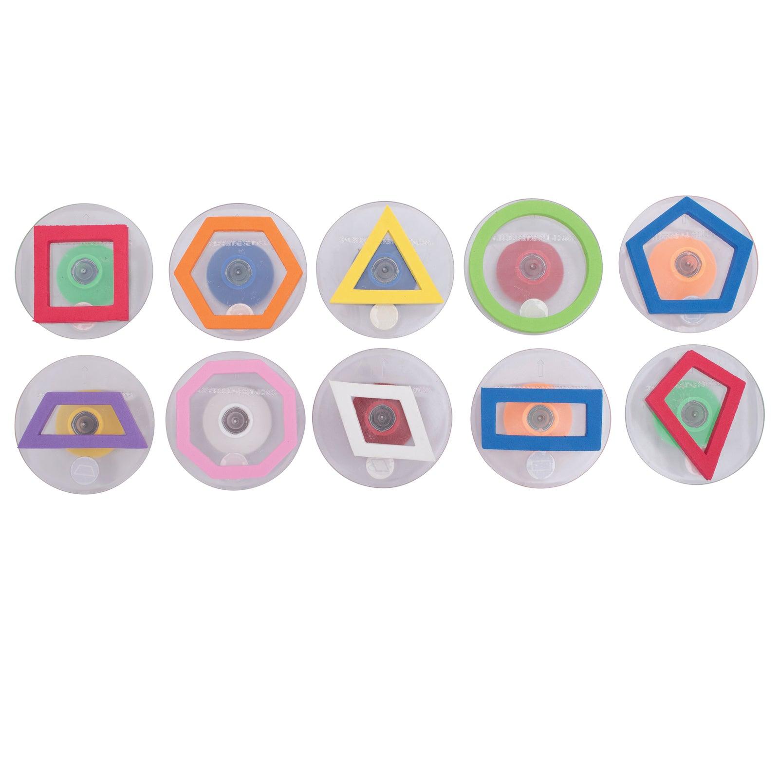 Giant Stampers - Geometric Shapes - Outline - Set of 10 - Loomini