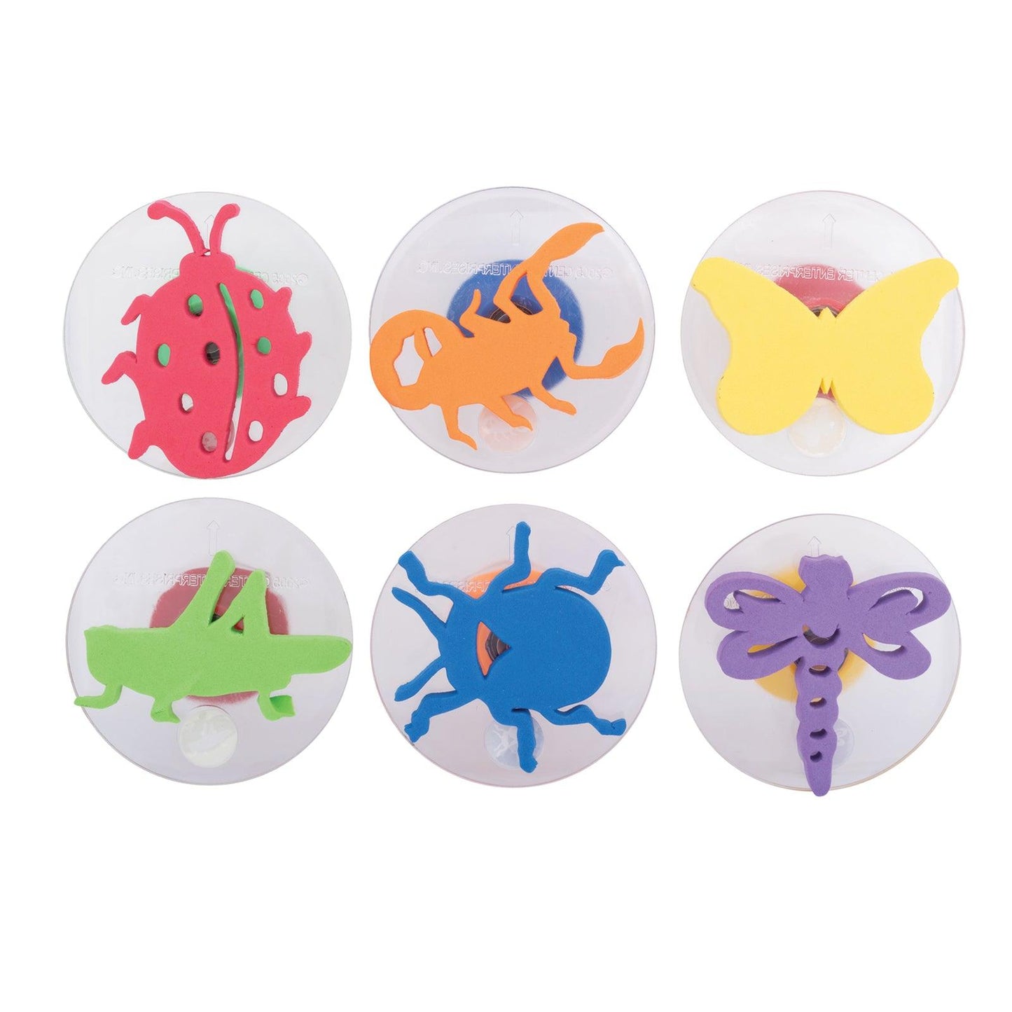 Giant Stampers - Insects - Set 1 - 6 Per Set - 2 Sets - Loomini