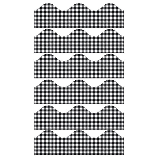 Gingham Extra Wide Deco Trim®, 37 Feet Per Pack, 6 Packs - Loomini