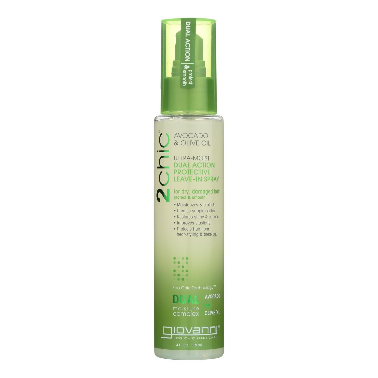 Giovanni Hair Care Products Spray Leave In Conditioner - 2chic Avocado - 4 Oz - Loomini
