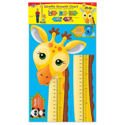 Giraffe Growth Chart Bulletin Board Set - Loomini