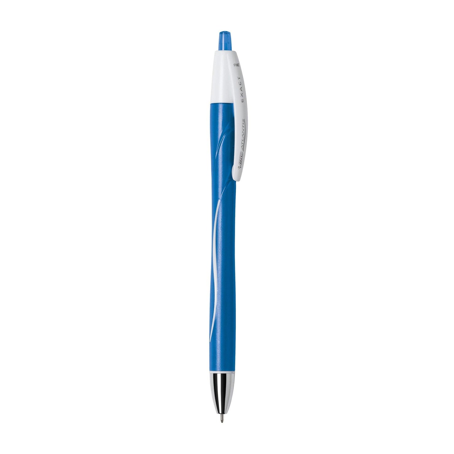 Glide™ Exact Retractable Ball Point Pen, Fine Point (0.7 mm), Blue, 12-Count - Loomini