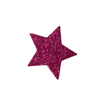 Glitter Foam Stickers - Stars - Multicolor, 168 Per Pack, 3 Packs - Loomini