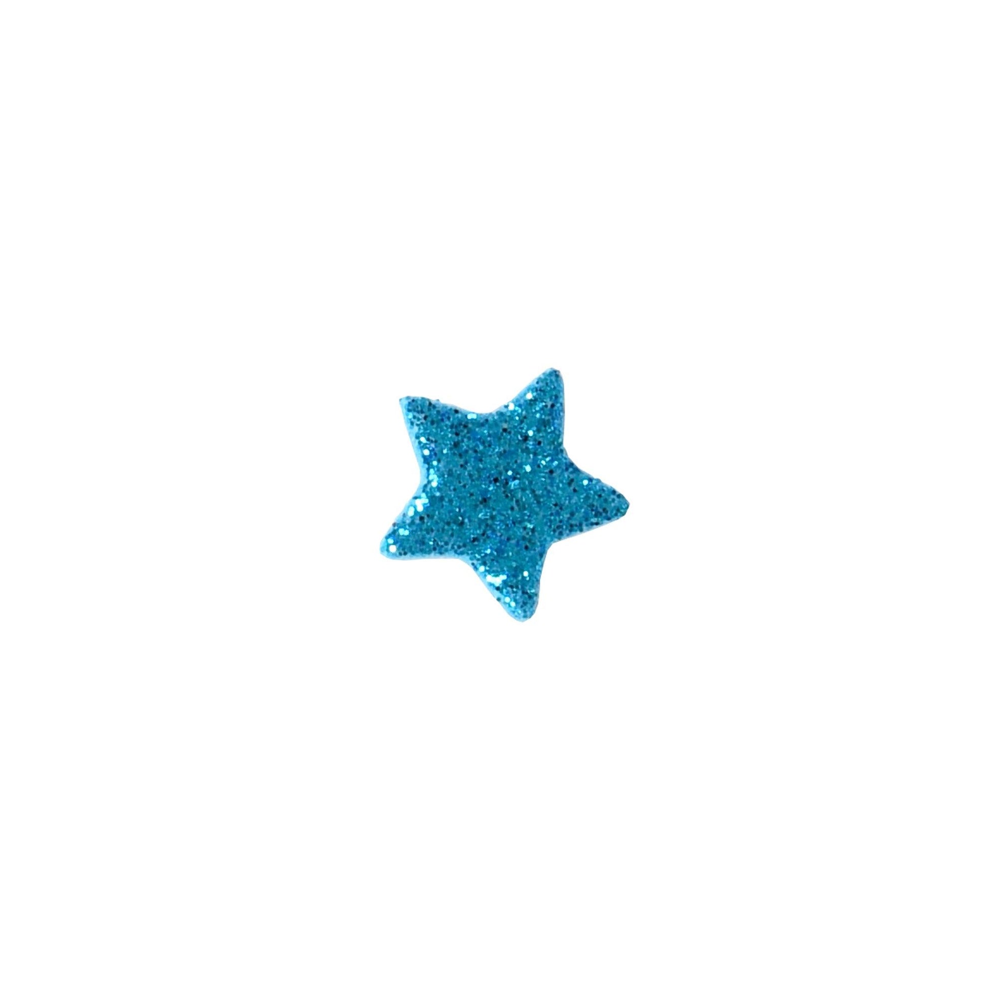 Glitter Foam Stickers - Stars - Multicolor, 168 Per Pack, 3 Packs - Loomini