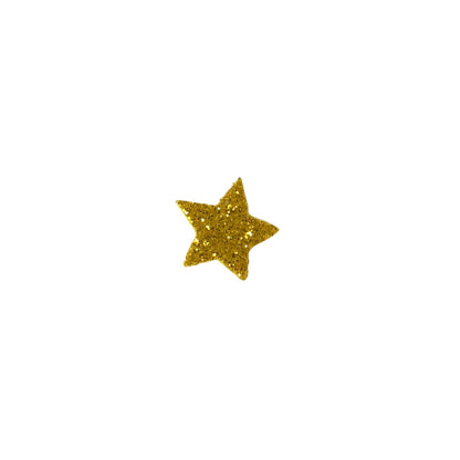 Glitter Foam Stickers - Stars - Silver and Gold, 168 Per Pack, 3 Packs - Loomini