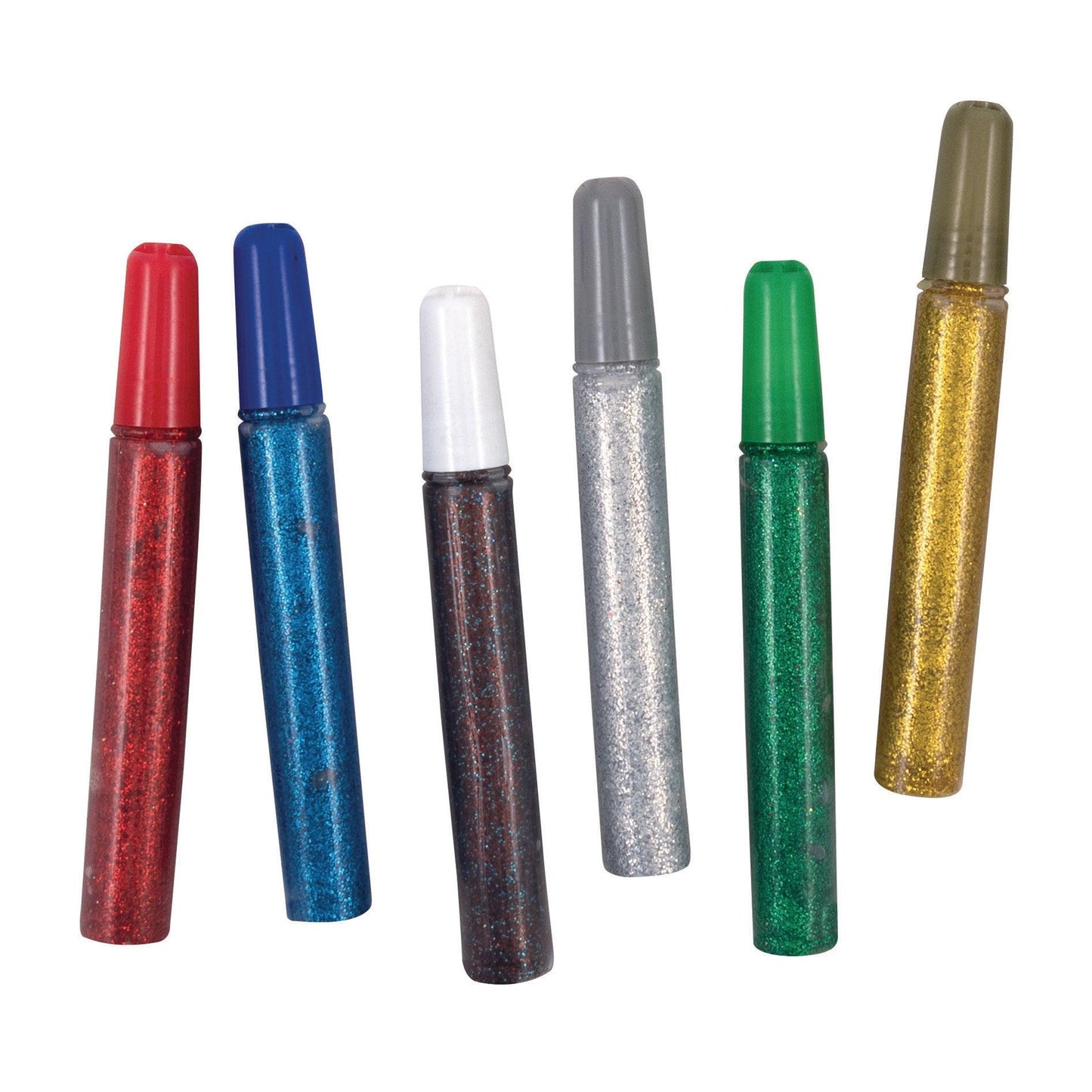 Glitter Glue Pens, Classroom Pack, Assorted Iridescent & Neon Colors, 0.34 fl. oz., 72 Pens - Loomini