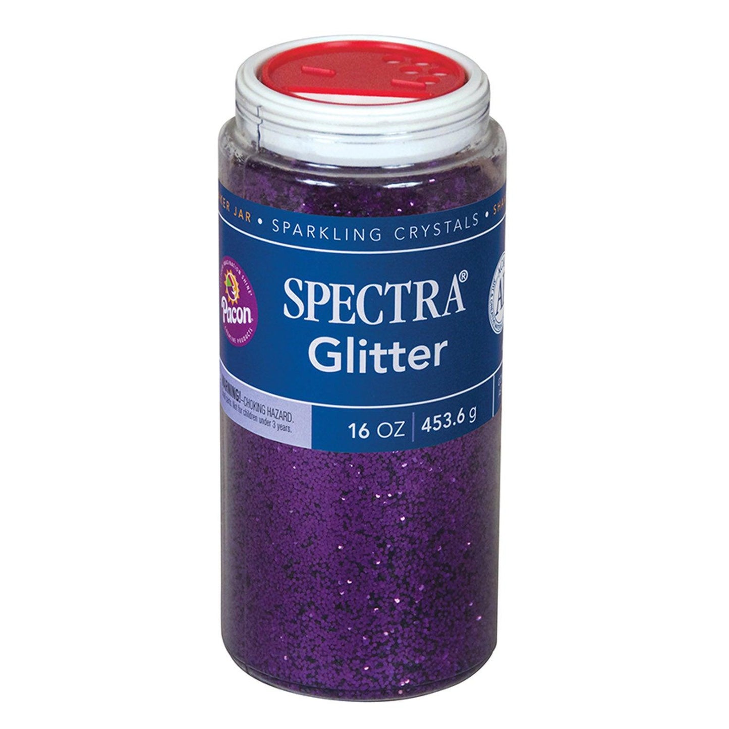 Glitter, Purple, 1 lb. Per Jar, 2 Jars - Loomini