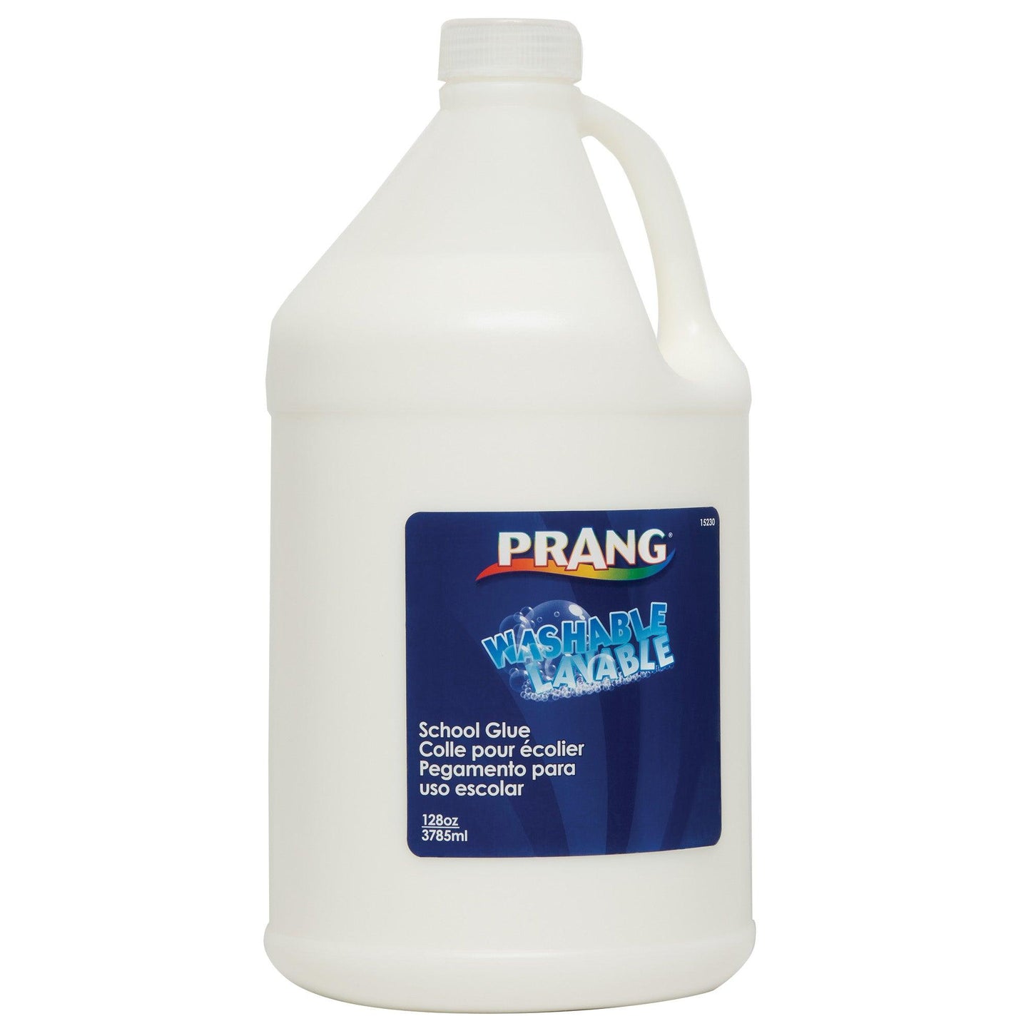 Glue Washable Liquid White School Glue -128 oz, White - Loomini