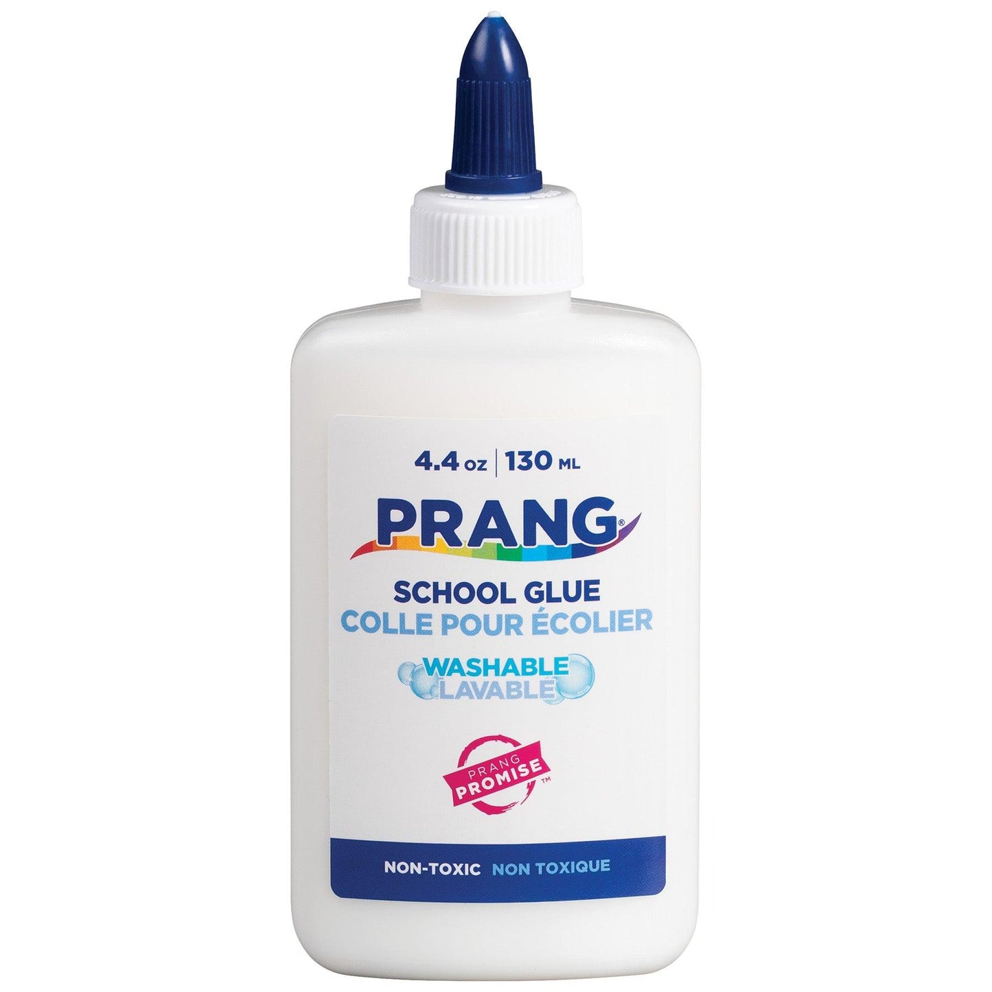 Glue Washable Liquid White School Glue - 4.4 oz, White, Pack of 24 - Loomini