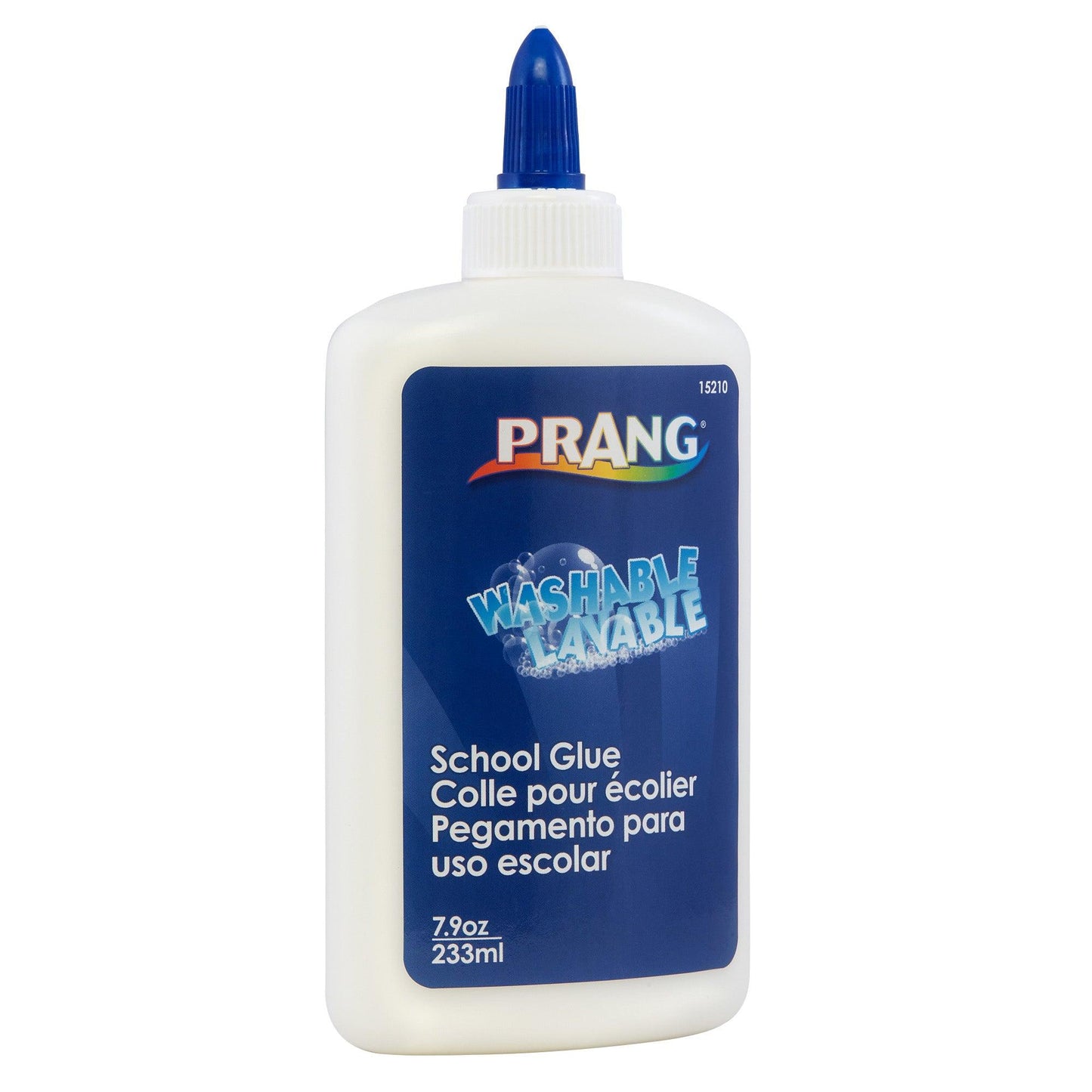 Glue Washable Liquid White School Glue - 7.9 oz, White, Pack of 24 - Loomini