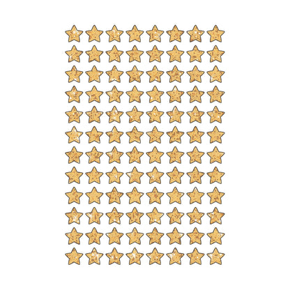 Gold Sparkle Stars superShapes Stickers-Sparkle, 400 Per Pack, 6 Packs - Loomini