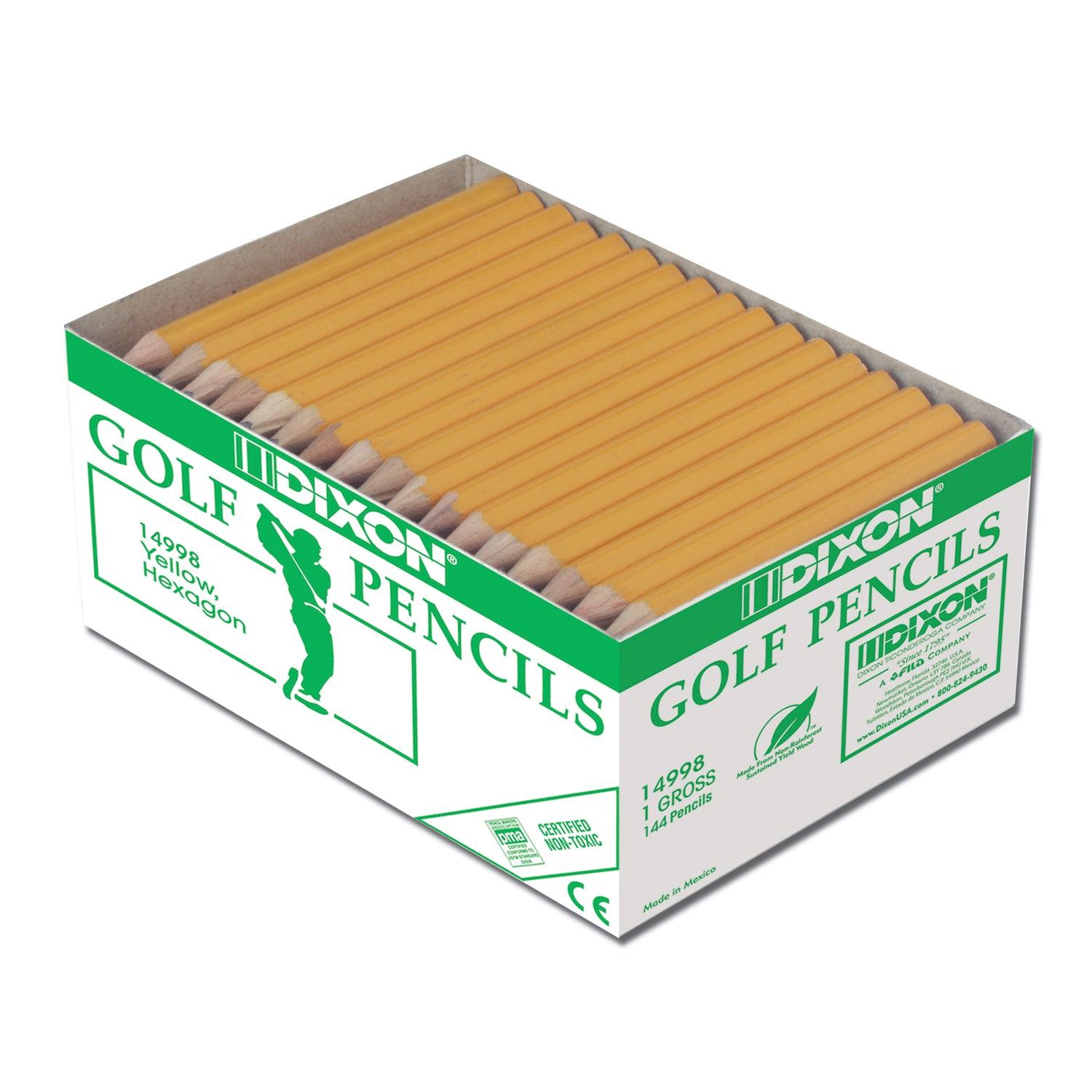 Golf/Compass Pencils, 3.5", Box of 144 - Loomini