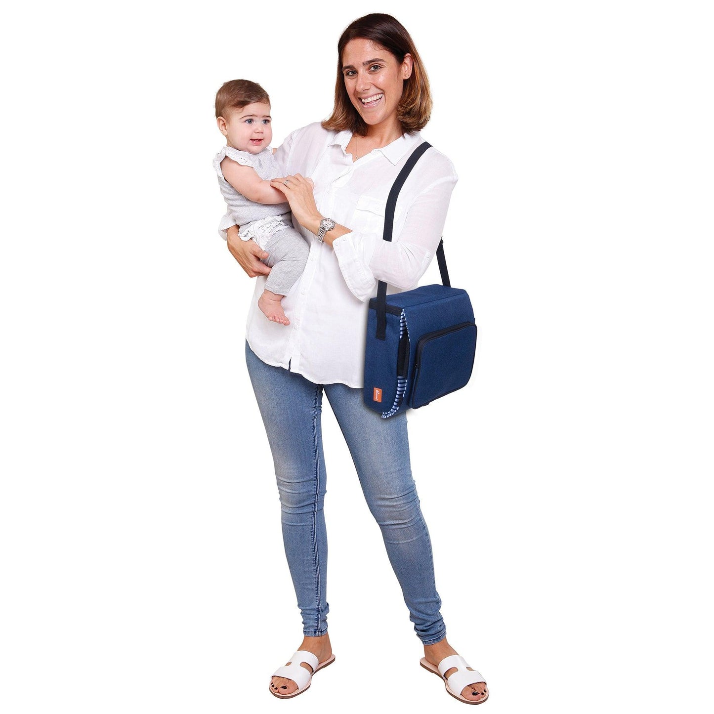 Grab 'N Go Booster Seat - Navy - Loomini