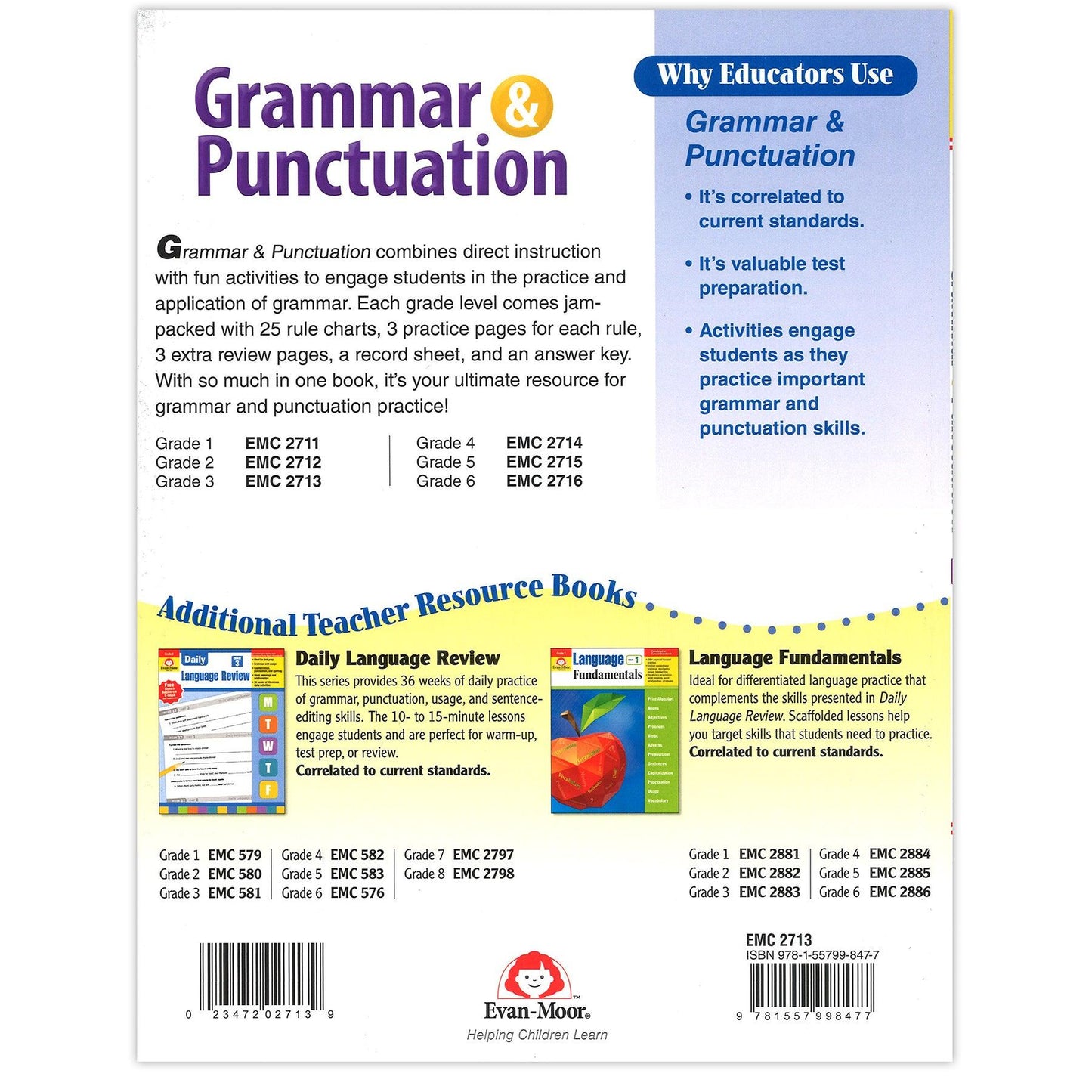 Grammar & Punctuation, Teacher's Edition, Grade 3 - Loomini