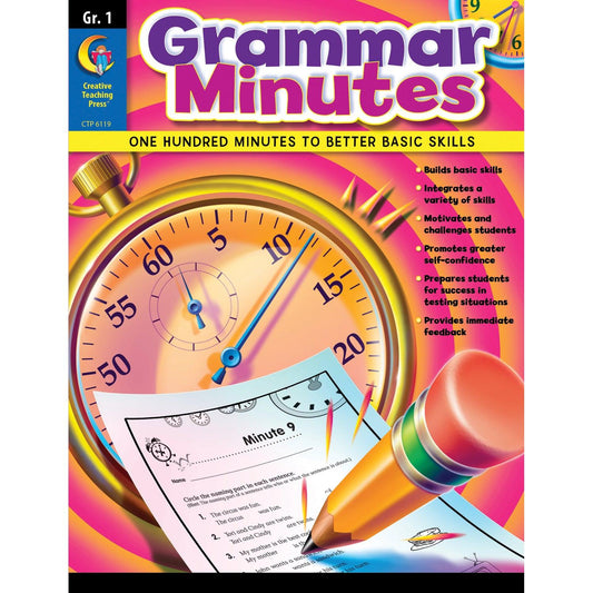 Grammar Minutes Workbook, Grade 1 Creative Teaching Press®