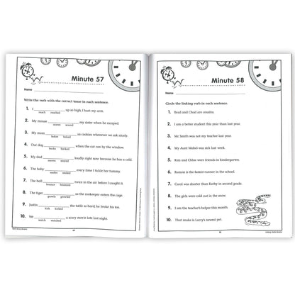 Grammar Minutes Workbook, Grade 3 - Loomini