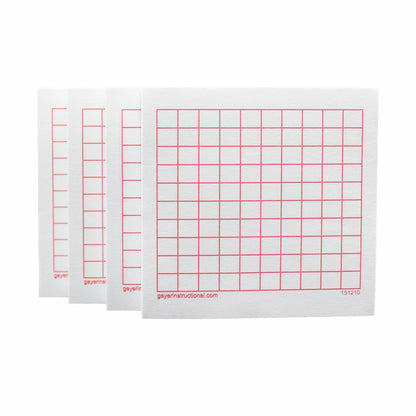 Graphing 3M Post-it® Notes,10 x 10 Grid, 4 Pads - Loomini