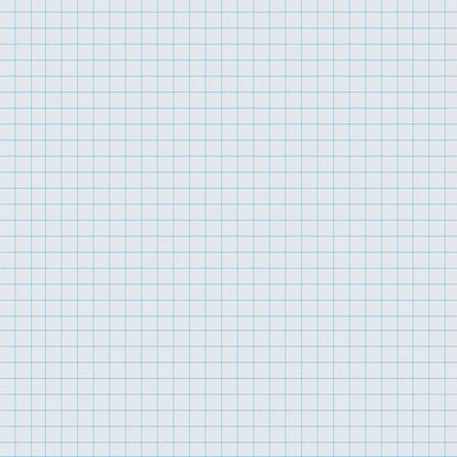 Graphing Paper, White, 1/4" Quadrille Ruled, 8-1/2" x 11", 500 Sheets - Loomini