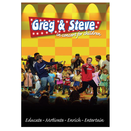 Greg & Steve: Live in Concert for Children DVD - Loomini