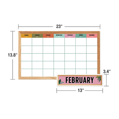 Grow Together Calendar Bulletin Board Set, 2 Sets - Loomini