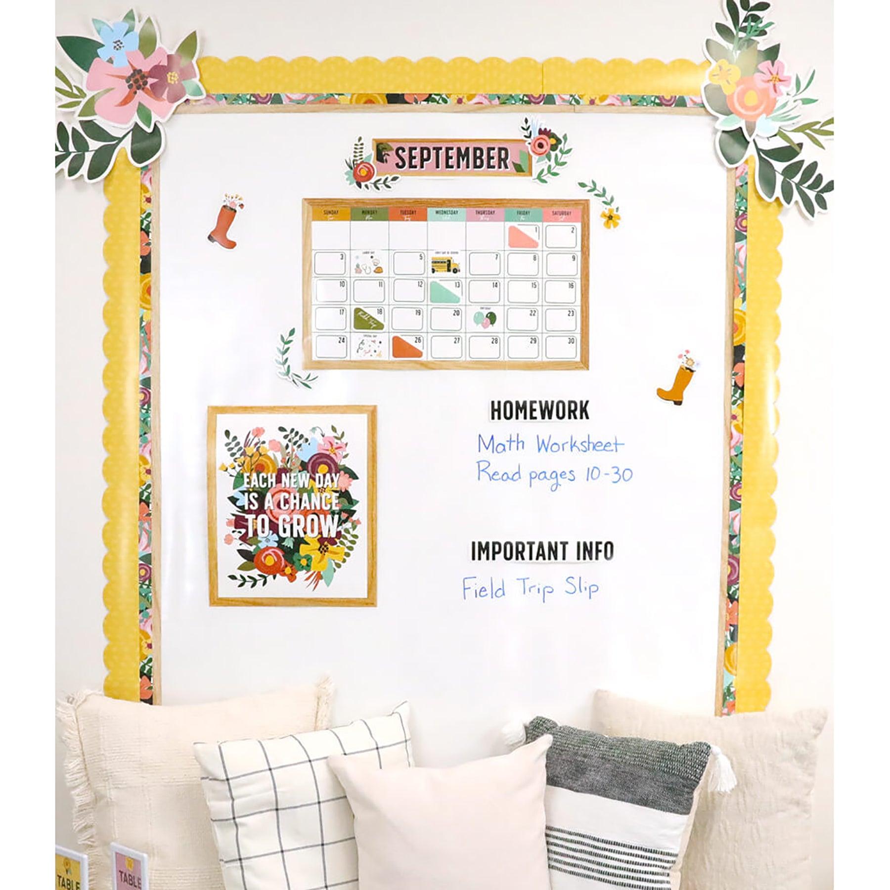 Grow Together Calendar Bulletin Board Set, 2 Sets - Loomini