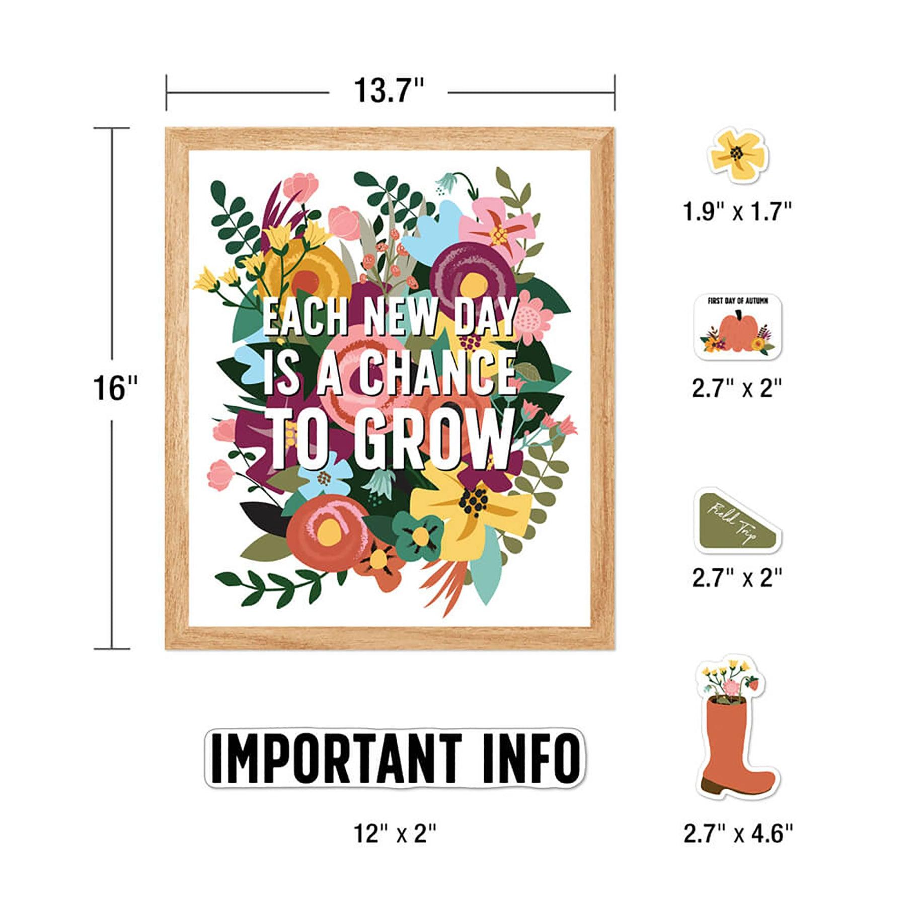 Grow Together Calendar Bulletin Board Set, 2 Sets - Loomini