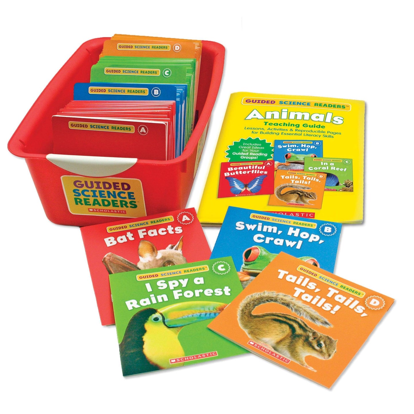 Guided Science Readers Super Animals Book Set, Grade K-1 - Loomini