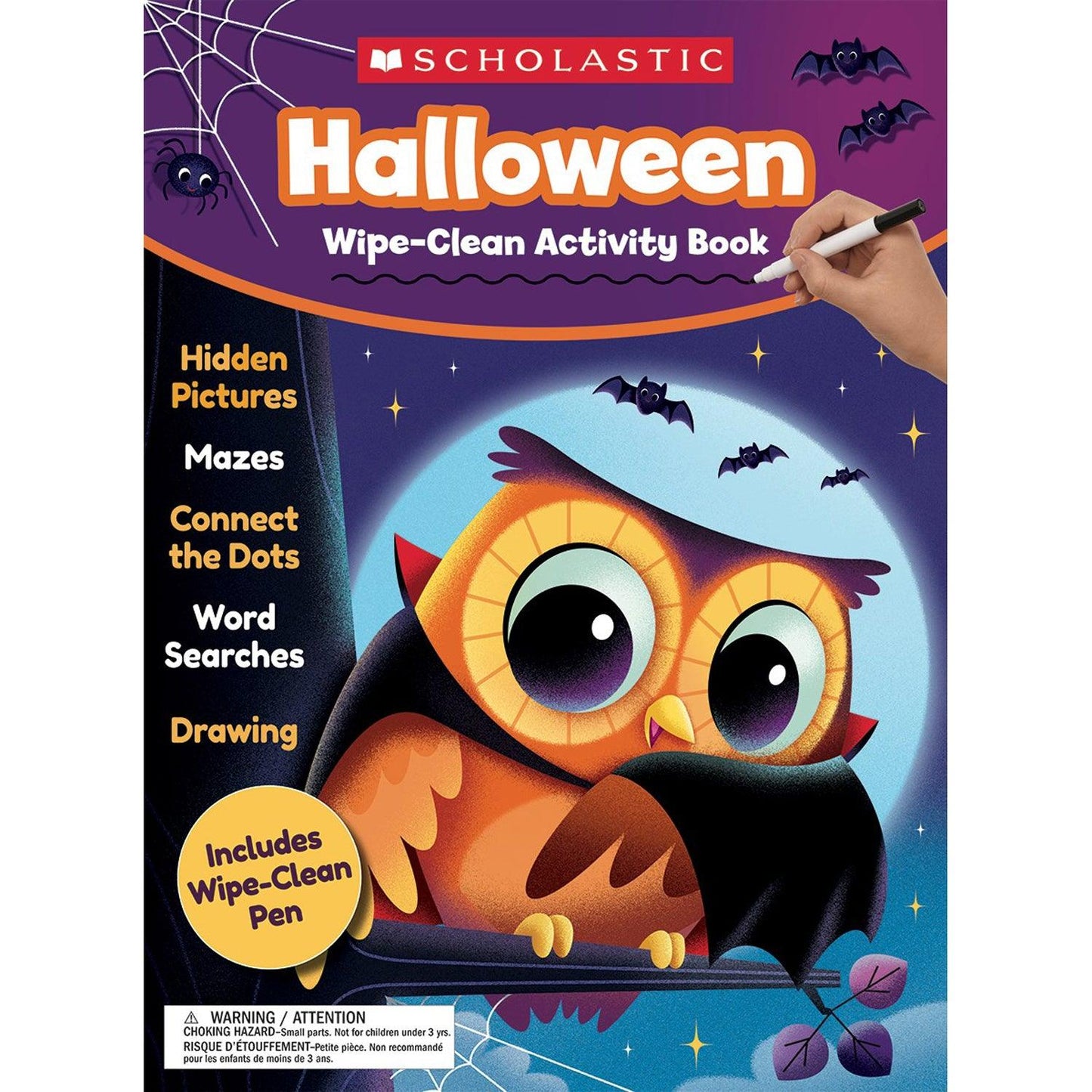 Halloween Wipe-Clean Activity Book, Pack of 2 - Loomini