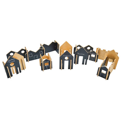 Happy Architect Wooden Blocks - Create 'N' Play - Set of 28 - Ages 2+ - Loomini