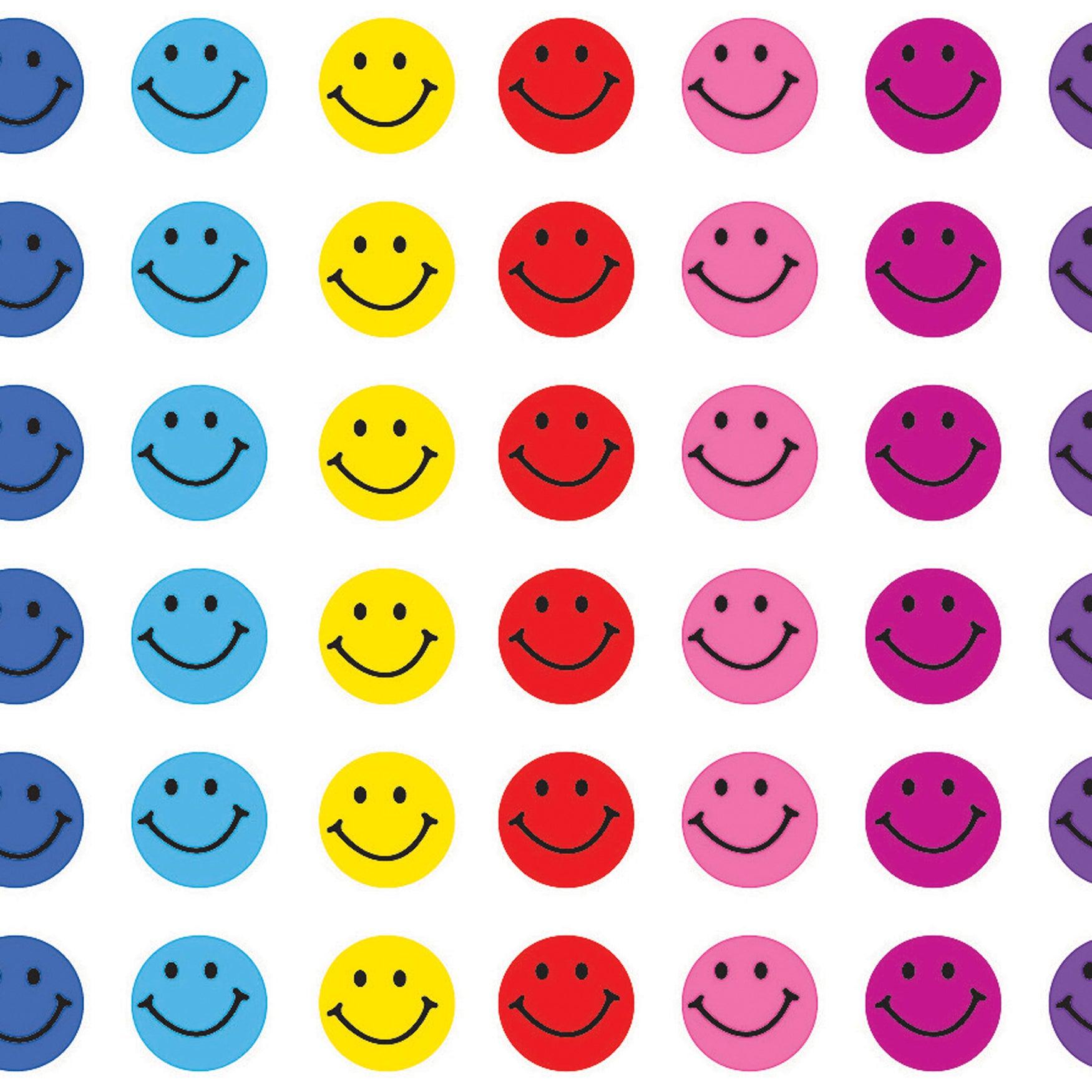 Happy Faces Mini Stickers, 528 Per Pack, 12 Packs - Loomini