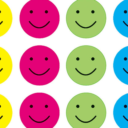 Happy Faces Stickers, 120 Per Pack, 12 Packs - Loomini