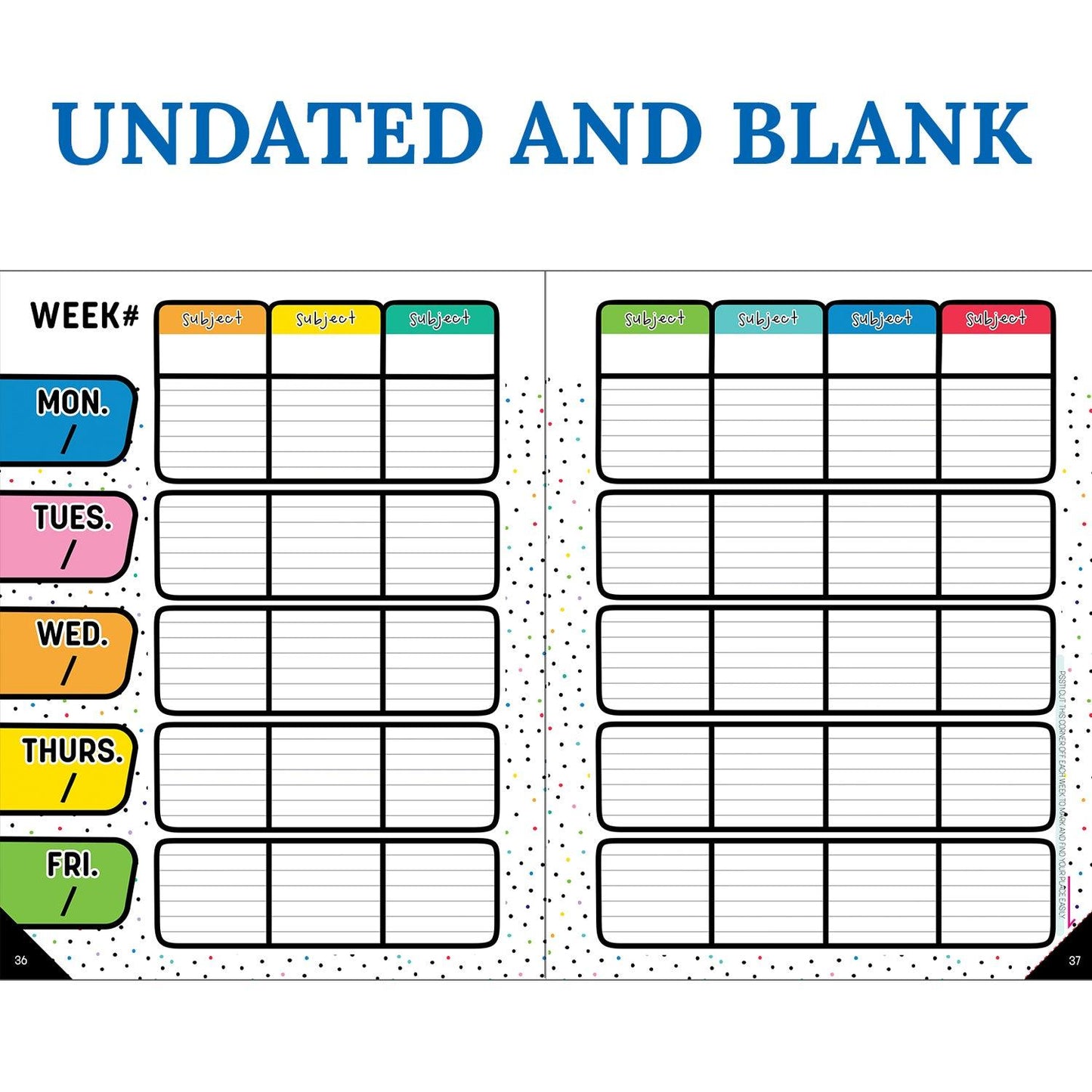 Happy Place Teacher Planner - Loomini