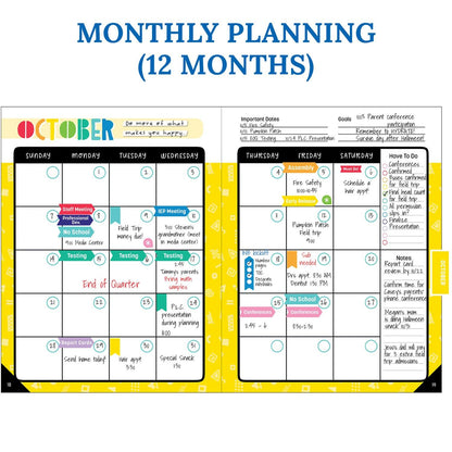 Happy Place Teacher Planner - Loomini