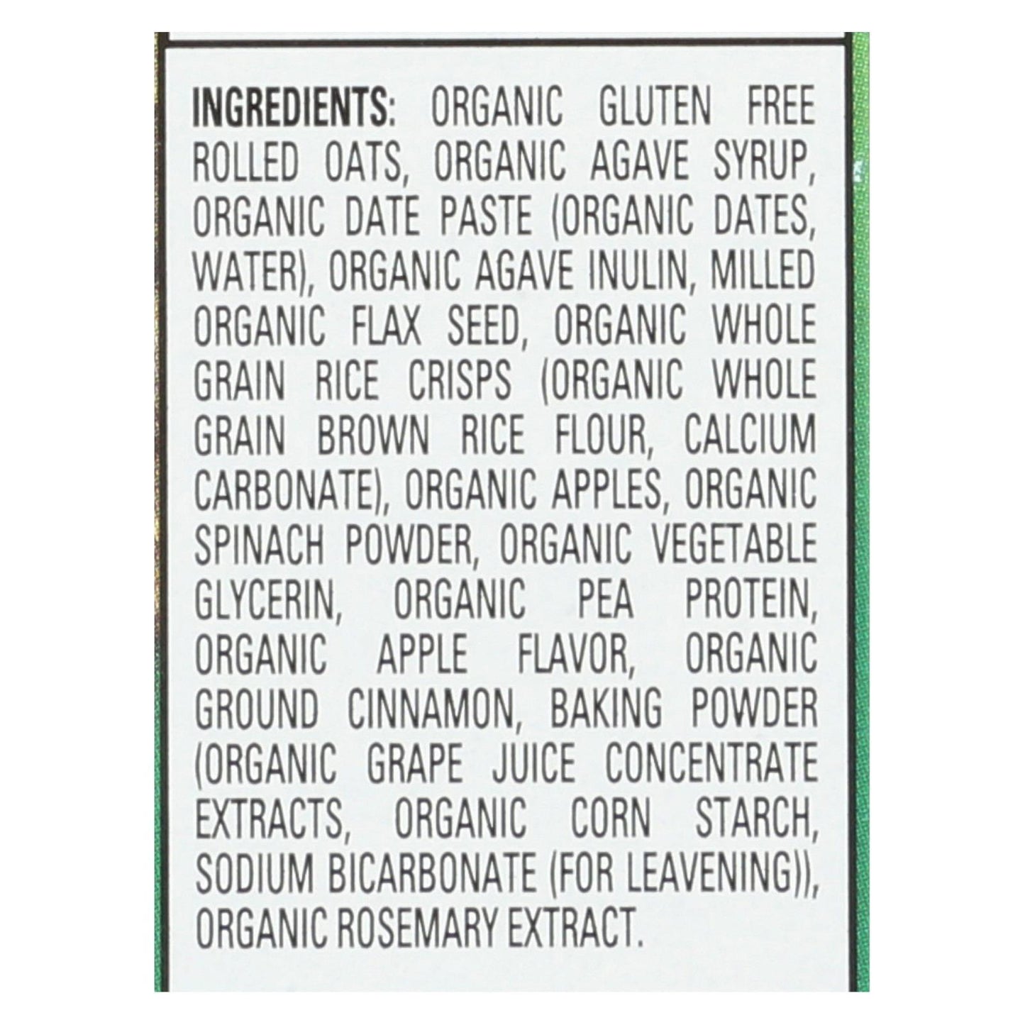 Happy Tot Soft Baked Oat Bar Organic Apples & Spinach - Case Of 6 - 5/.88oz - Loomini