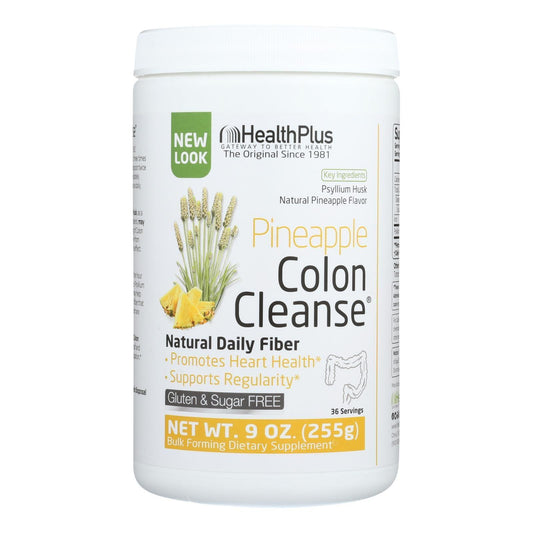 Health Plus - Colon Cleanse - Pineapple Stevia - 9 Oz - Loomini