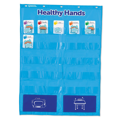 Healthy Hands Pocket Chart - Loomini