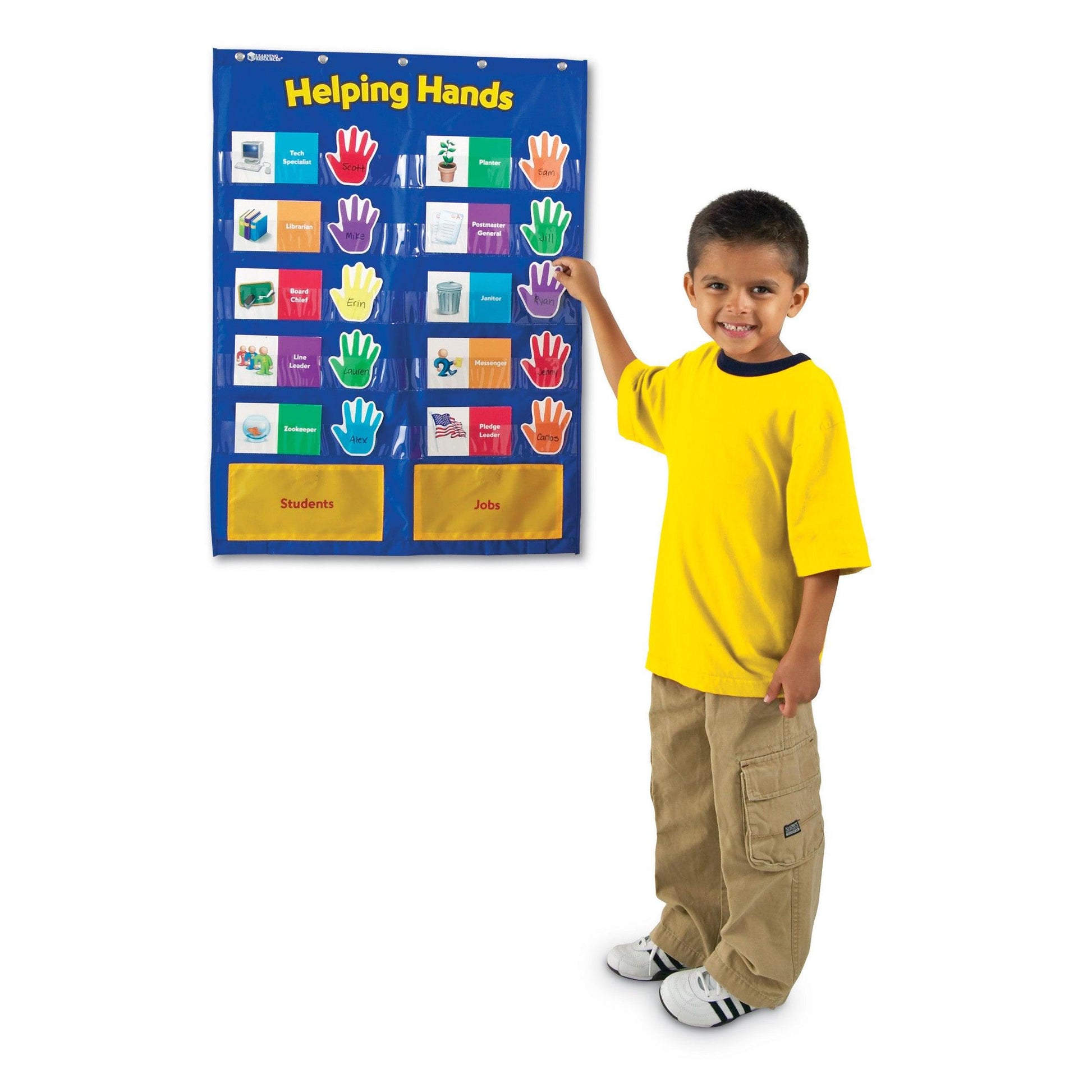 Helping Hands Pocket Chart - Loomini