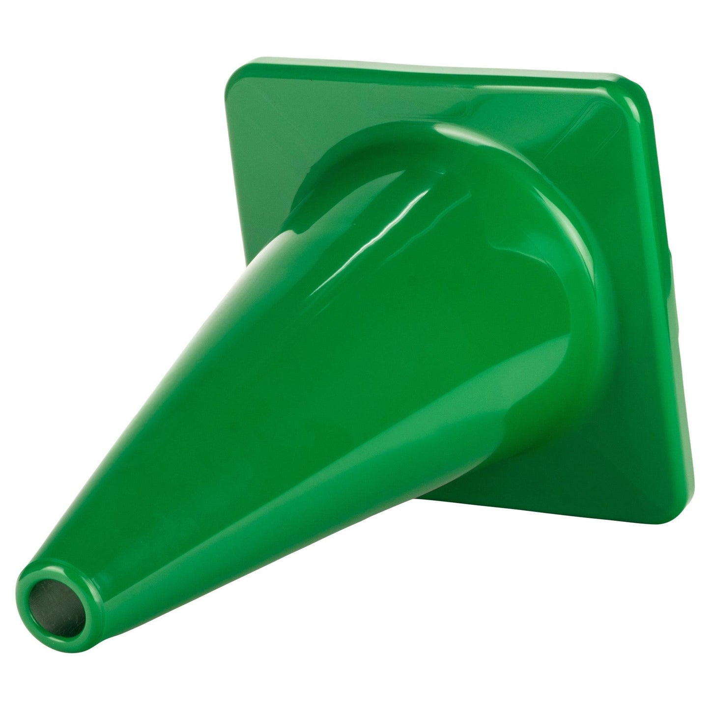 Hi-Visibility Flexible Vinyl Cone, weighted, 12", Green - Loomini