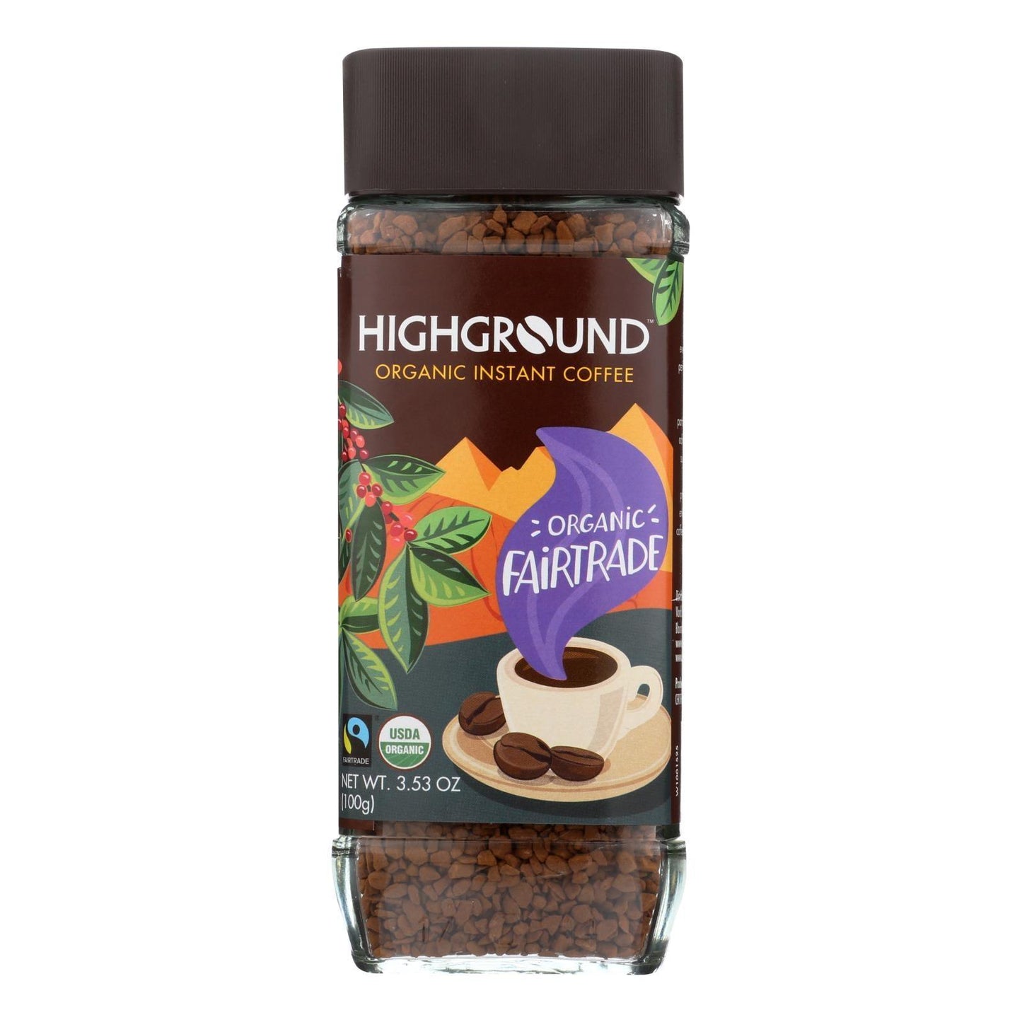 Highground - Coffee Regular Insnt - Case Of 6 - 3.53 Oz - Loomini