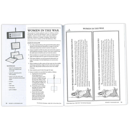 History Pockets: The American Revolution Book, Grades 4-6+ - Loomini